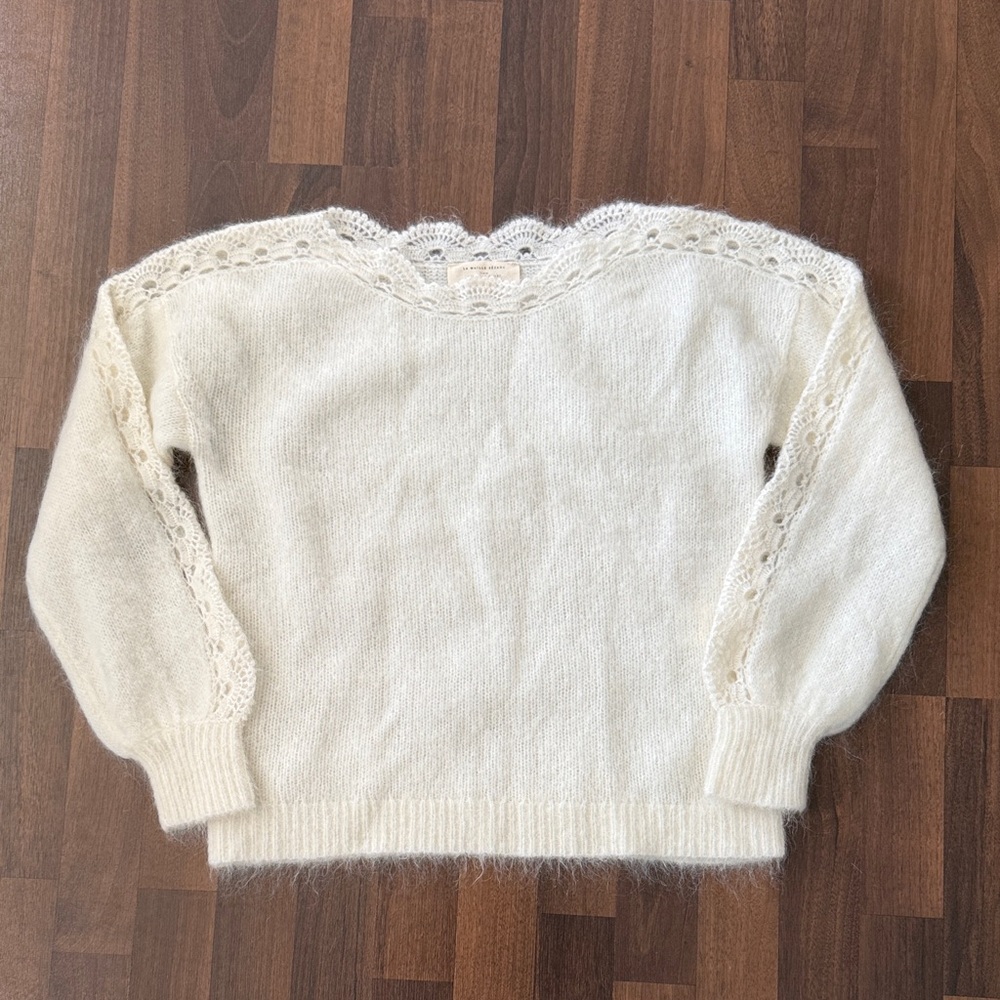 Sezane cream sweater